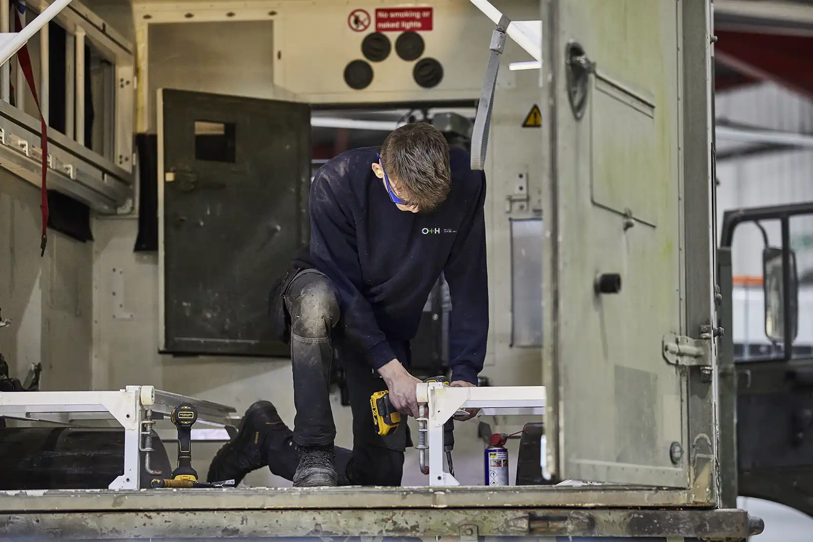 Unimog in production at O&H