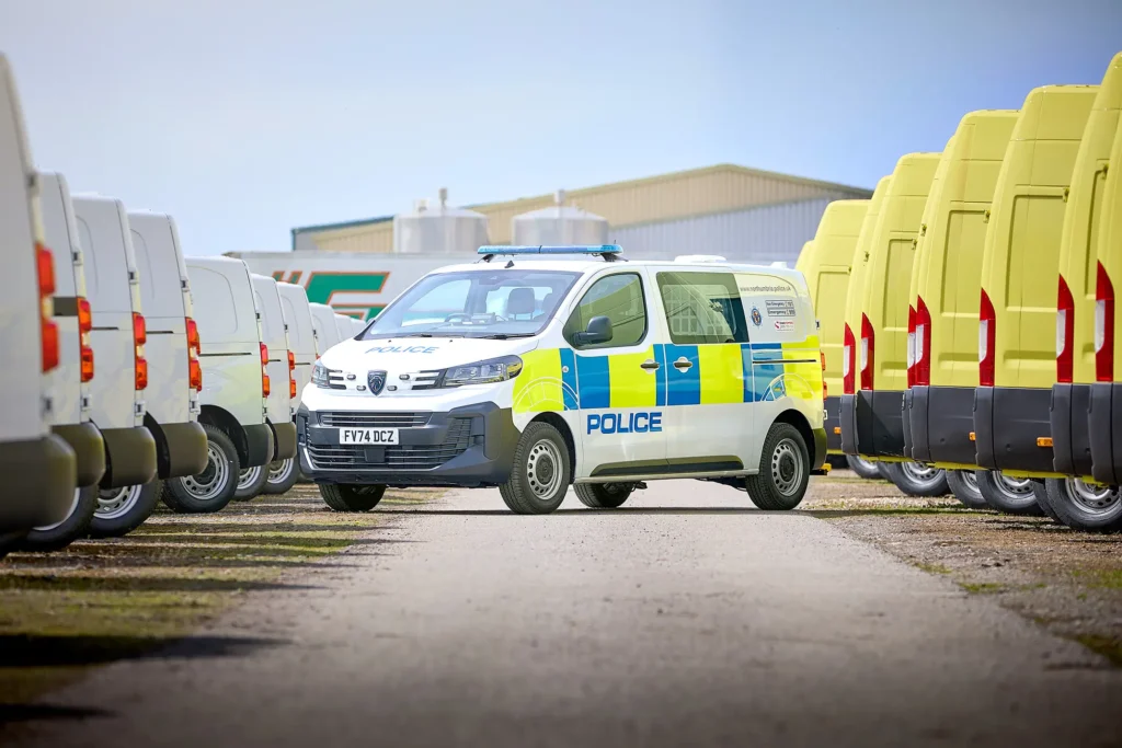 police cell van