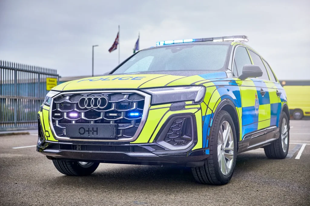 audi police car 
